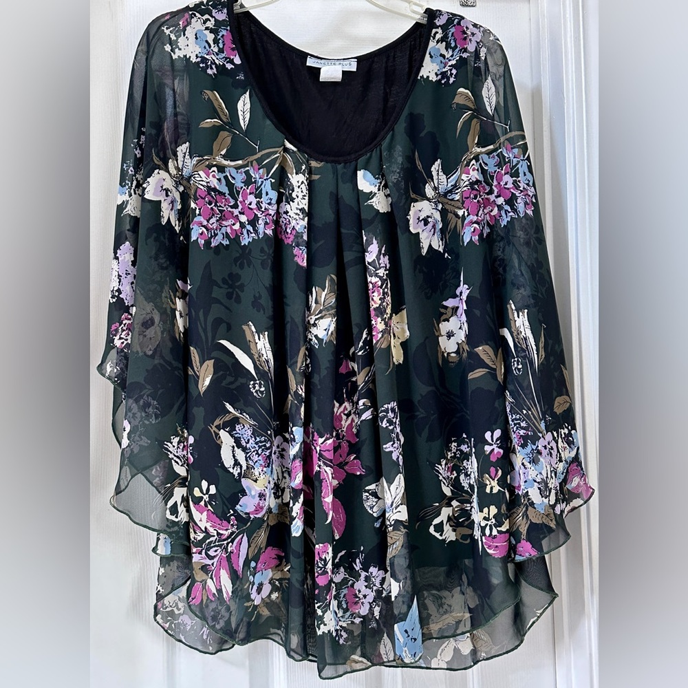 Janette Plus Floral Blouse